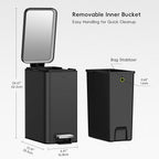 EKO Small Bathroom Trash Can - Image 2