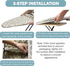 Ironing Board Cover and Pad 18"x54" Extra Thick Natural Cotton, Scorch and - Image 7