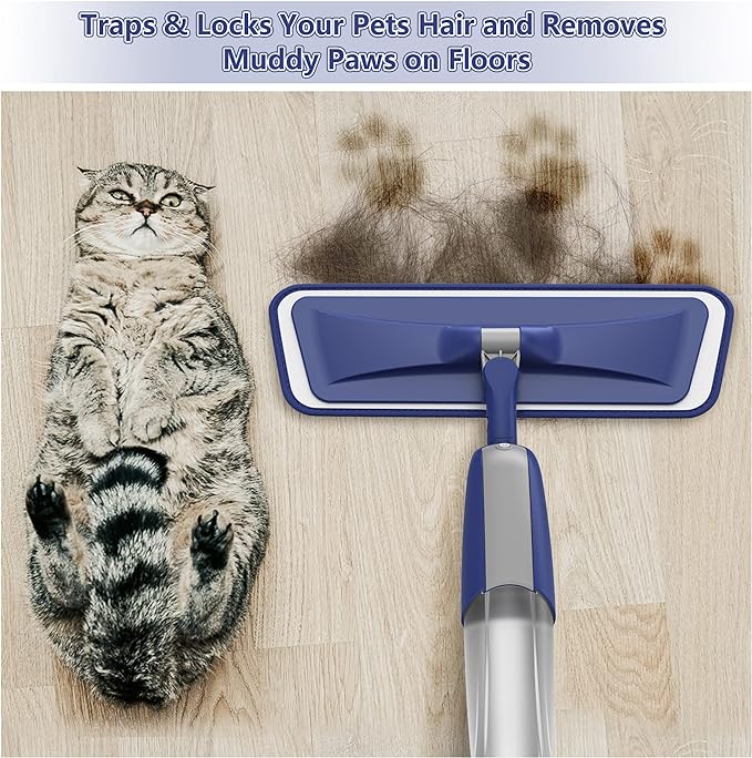 Spray Mops for Hardwood Floor Cleaning: MEXERRIS Wet Dust Mops - Image 2