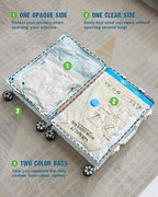 Vacuum Storage Bags for Travel, 16 Pack Vacuum Seal Bags - Image 4