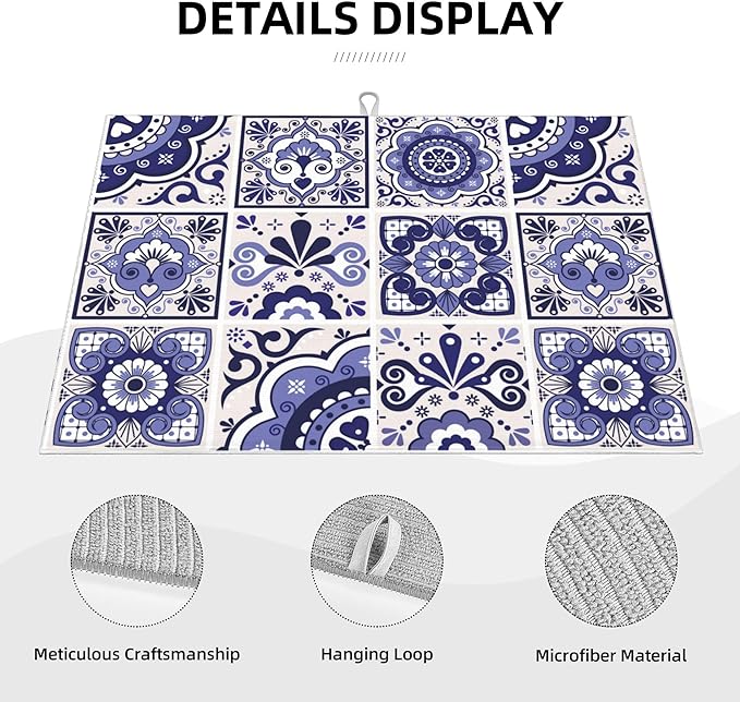 Talavera Mexican Tiles Dish Drying Mats - Image 3