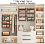 SWTYMIKI Hanging Closet Organizer Storage - Image 4