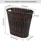 GRANNY SAYS Wicker Trash Can, Bathroom Trash Can - Image 4