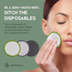Greenzla Reusable Makeup Remover Pads, Washable Bamboo Cotton Rounds - Image 4