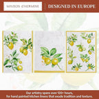 Maison d' Hermine Kitchen Towels Set of 3 100% Cotton 27.50" x 20" Reusable - Image 2
