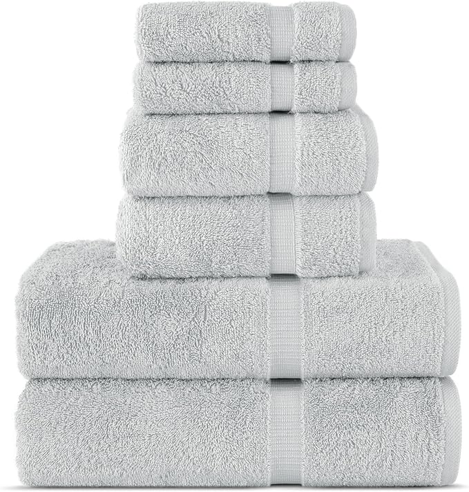 Chakir Turkish Linens Luxury Spa and Hotel Quality Premium Cotton 6-Piece Towel by ChakirTurkishLinens
