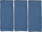 Chambray Light Blue Kitchen Hand Dish Towels: Oversized 28" x 18", 100% Cotton - Image 6