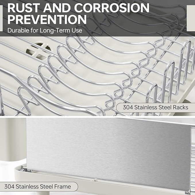 Stainless Steel Dish Drying Rack - Image 6