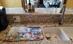 Caroline's Treasures DAC6199DDM Bedlington Terrier The Chef Dish Drying Mat - Image 2