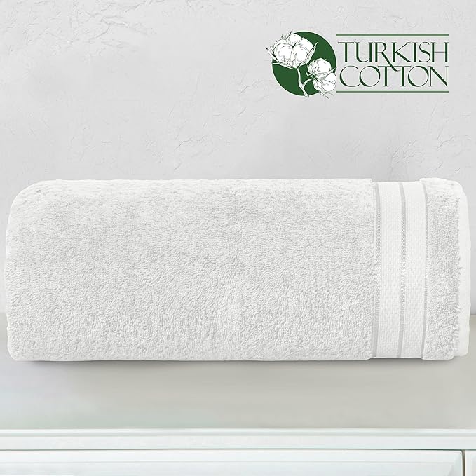 Elegant Comfort Three Line Popcorn Extra Large Luxury Bath Towel - Image 3