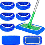 5 Pack Reusable Microfiber Mop Pads Compatible by AmaVins