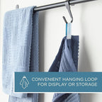 Town & Country Basics Basketweave Antimicrobial Terrycloth Kitchen Towel 4-Pack - Image 6