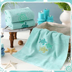 3 Pack Sea Turtle Coastal Hand Towels - Image 5