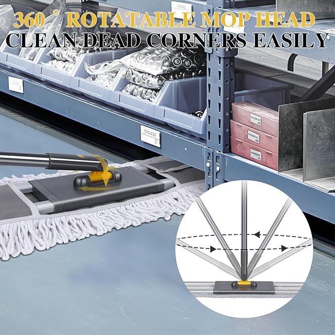 Masthome 36" Commercial Mop, Heavy Duty Industrial Floor Mop - Image 4