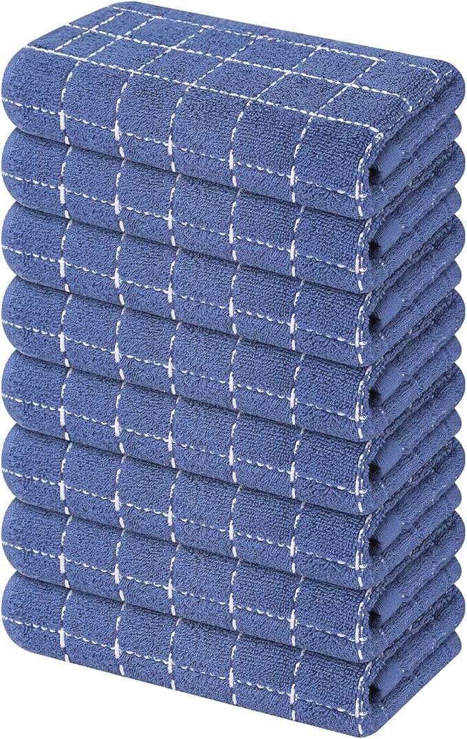 Mordimy 100% Cotton Terry Cloth Kitchen Towels, Super Soft and Absorbent Dish by Mordimy