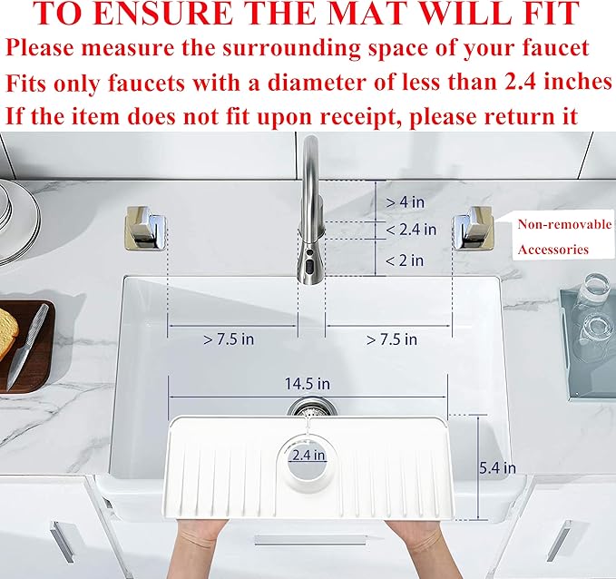 Sink Splash Guard 14.4” x 5.4” - Image 2