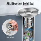 Bathroom Sink Stopper-All Metal Sink Stopper-Universal Fit 99% Bathroom Sink - Image 6