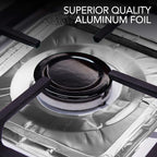 Disposable Gas Burner Liners Aluminum Foil Square Gas Stove Burner Covers - Image 5