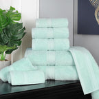 SUPERIOR Egyptian Cotton Pile 8 Piece Towel Set, Includes 2 Bath, 2 Hand - Image 10
