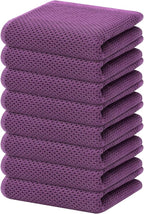Homaxy 100% Cotton Waffle Weave Kitchen Dish Towels, Ultra Soft Absorbent Quick by Homaxy