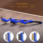 Wire Brush Set 3Pcs - Image 4