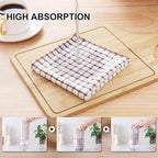 Kitinjoy Cotton 8 Pack Terry Kitchen Towels, 16 x 25 Inches Super Soft and - Image 3