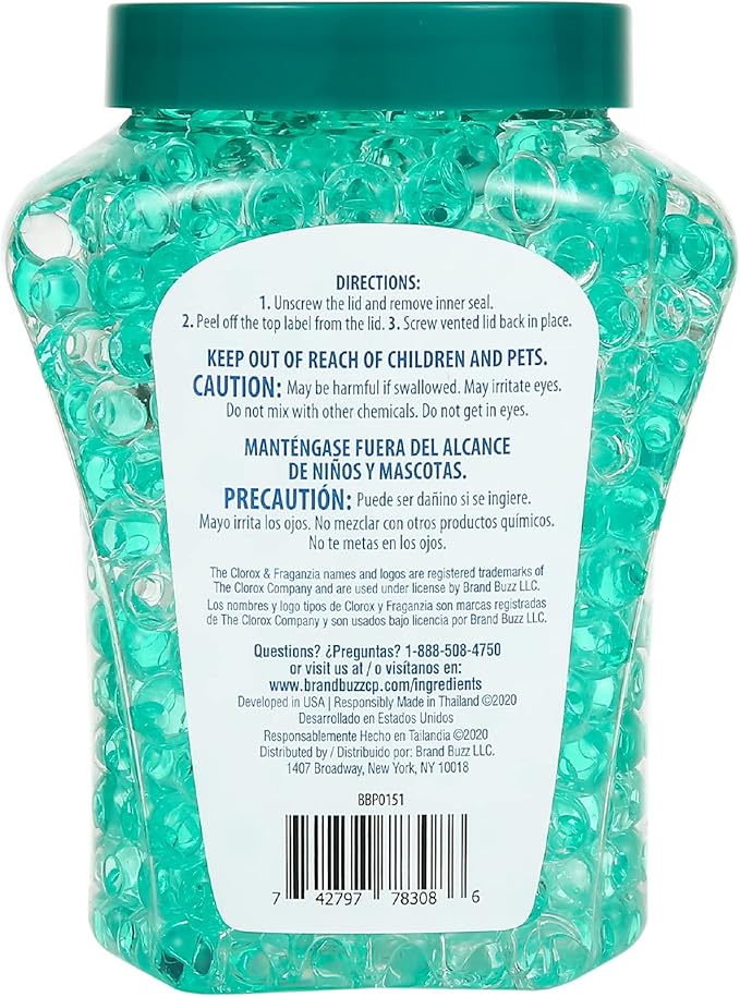 Clorox Fraganzia Crystal Beads Air Freshener, Long Lasting Room Deodorizer and - Image 3