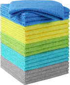 HOMEXCEL Microfiber Cleaning Cloths, 20 Pack Cleaning Rags by HOMEXCEL