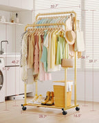 Clothes Rack - Double Rods Clothing Rack - Image 2