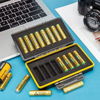 JJC Compact AAA Triple A Battery Storage Case Holder Organizer, Hard Plastic - Image 9