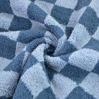 Jacquotha Bathroom Hand Towels Set of 4, Checkered Towels - Image 5