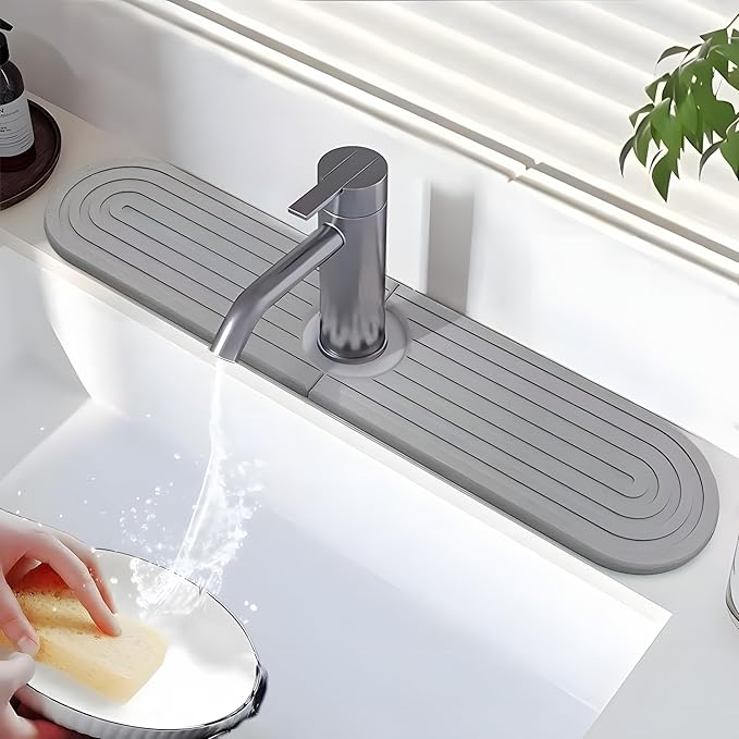 Diatomite Faucet Mat for Kitchen Sink by Unknown