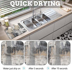 MCALK Dark Grey Dish Drying Mat - Image 2