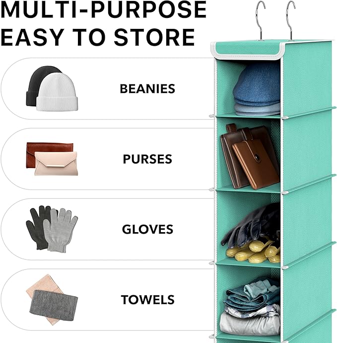 Simple Houseware 10 Shelves Hanging Shoes Organizer Holder - Image 7