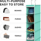 Simple Houseware 10 Shelves Hanging Shoes Organizer Holder - Image 7