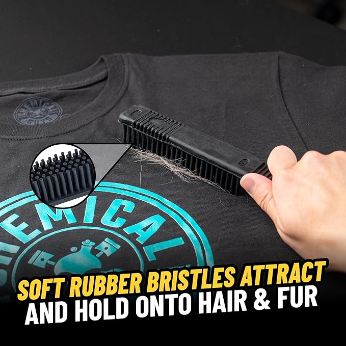 Chemical Guys Professional Rubber Pet Hair Removal Brush – Multi Surface - Image 3