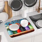 Spring Summer Floral Dish Drying Mat - Image 6