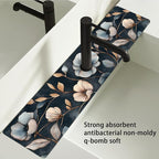 Bimkole 2 PCS Faucet Absorbent Mat, Kitchen Faucet Sink Splash Guard Wraparound - Image 6