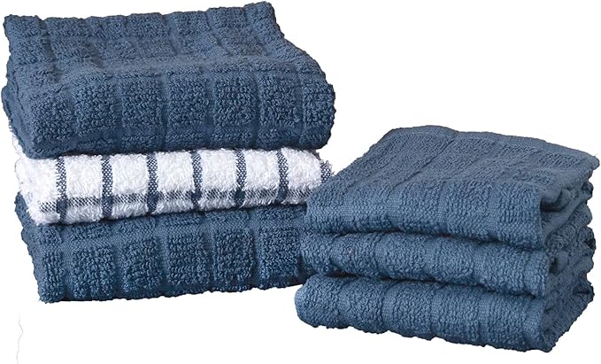 Ritz Premium Kitchen Towel and Dish Cloth Value Set: Highly Absorbent, Super by Ritz+Foodservice