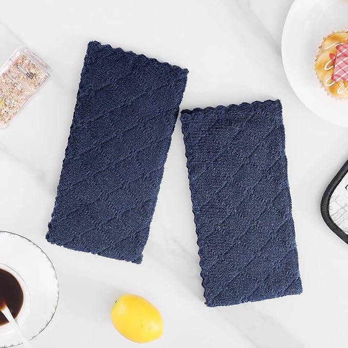 Homaxy 18 Pack Dish Towels for Kitchen, Super Soft and Absorbent Coral Velvet - Image 7