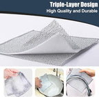 Navona 12 Pcs New Upgrade Steel Wire Dishcloth, Triple-Layer Steel Wire - Image 3