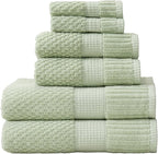 NY Loft 100% Cotton Towel Set 6 Piece Towel Set | Super Soft & Absorbent by NYLoft