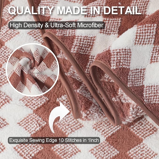 Bath Towel Set 4 Pack-35x70 Towel, Extra Large Bath Sheet Ultra Soft Bathroom - Image 5