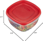Rubbermaid Easy Find Lids Food Storage Container, 14 Cup, Racer Red - Image 7