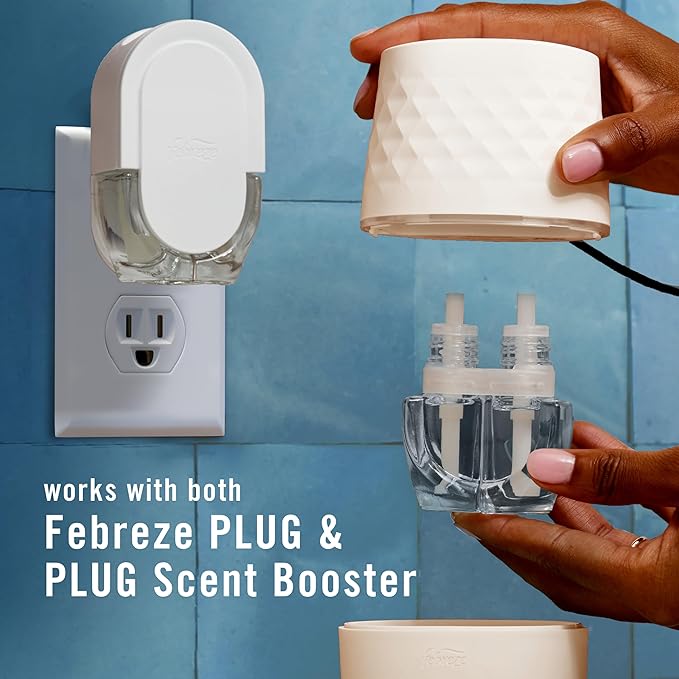 Febreze Plug Scent Booster Starter Kit, Oil Diffuser, Air Freshener Plug in - Image 8