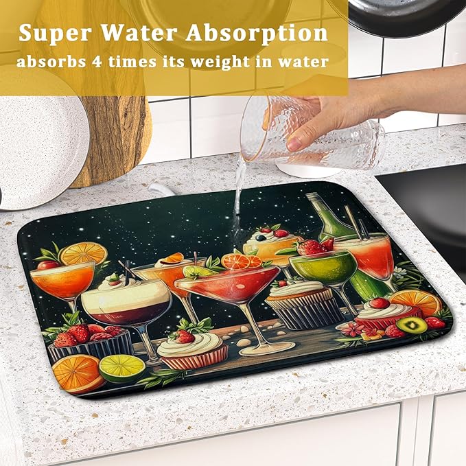 Wine Glass Dish Drying Mat - Image 7