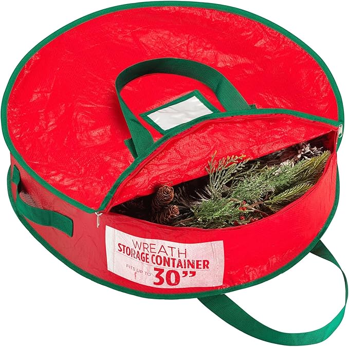 Handy Laundry Christmas Wreath Storage Bag by Handy+Laundry