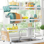 Over The Sink Dish Drying Rack by Sakugi