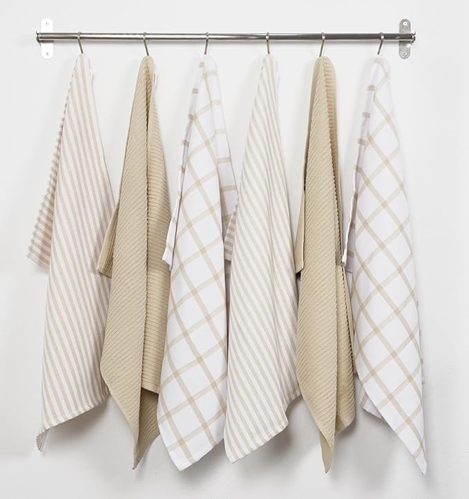 KAF Home Premium Kitchen Towels, Large 100% Cotton, Flat & Terry Absorbent Dish - Image 9