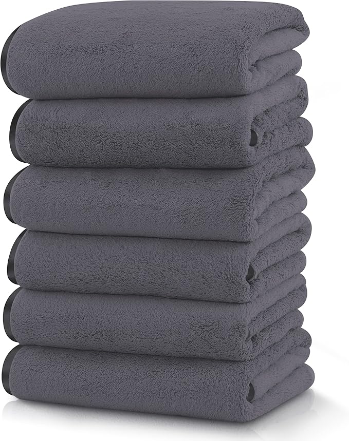 TENSTARS Silk Hemming Hand Towels by TENSTARS